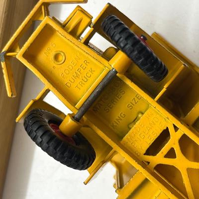 LOT 144: Vintage Lesney Matchbox King Size Construction Vehicles - Foden Dumper Truck. KW Dart Dump Truck and More