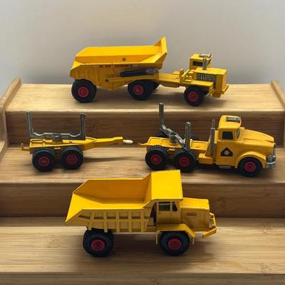LOT 144: Vintage Lesney Matchbox King Size Construction Vehicles - Foden Dumper Truck. KW Dart Dump Truck and More