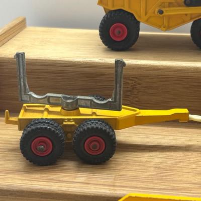 LOT 144: Vintage Lesney Matchbox King Size Construction Vehicles - Foden Dumper Truck. KW Dart Dump Truck and More