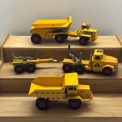 LOT 144: Vintage Lesney Matchbox King Size Construction Vehicles - Foden Dumper Truck. KW Dart Dump Truck and More