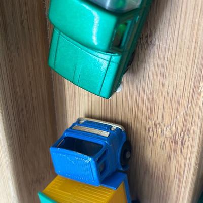 LOT 146: Vintage Lesney Matchbox Vehicles - Horse Box, Pony Trailer and More with Animals