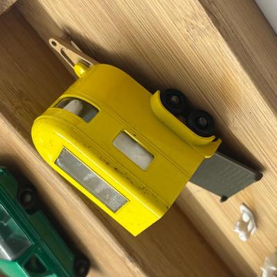 LOT 146: Vintage Lesney Matchbox Vehicles - Horse Box, Pony Trailer and More with Animals