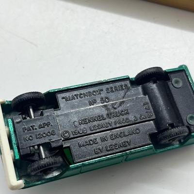 LOT 146: Vintage Lesney Matchbox Vehicles - Horse Box, Pony Trailer and More with Animals