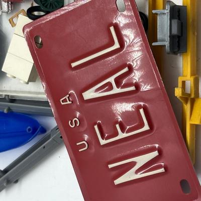 LOT 148: Miscellaneous Vintage Toy Car Parts and Pieces