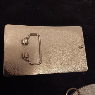 HARLEY-DAVIDSON AND SKULL BELT BUCKLES