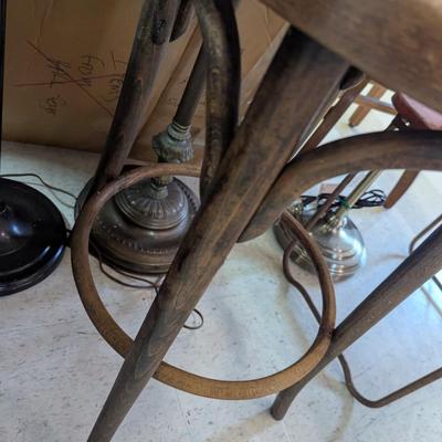 Antique Bentwood Bar Stool