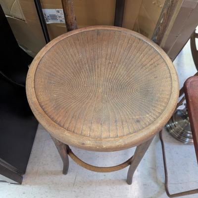 Antique Bentwood Bar Stool