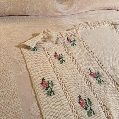 Rose Crocheted Twin Blanket