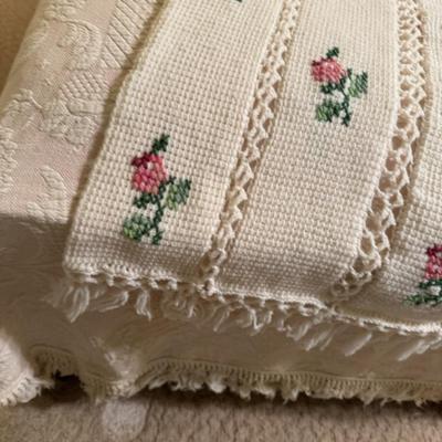 Rose Crocheted Twin Blanket