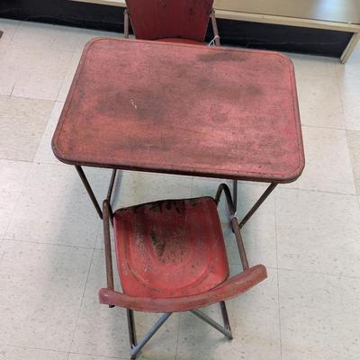Vintage Child's Folding & Chairs