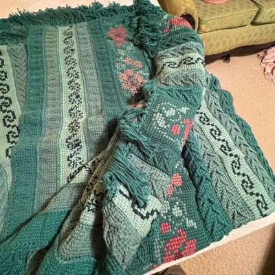 Hand Made Crocheted Blanket 116
