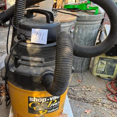 Shop Vac with Trash Can