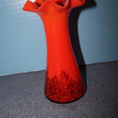 LOT 3 FABULOUS VINTAGE MCM ART GLASS