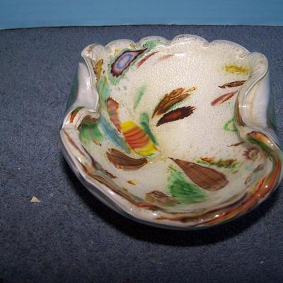 LOT 3 FABULOUS VINTAGE MCM ART GLASS