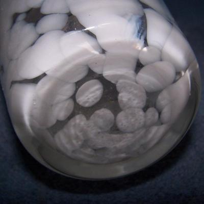 LOT 5 WONDERFUL VINTAGE MCM ART GLASS TALL EWER & VASE