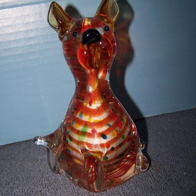 LOT 6 GREAT VINTAGE MCM NOVELTY ART GLASS