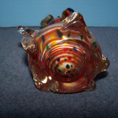 LOT 6 GREAT VINTAGE MCM NOVELTY ART GLASS