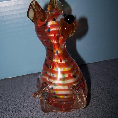 LOT 6 GREAT VINTAGE MCM NOVELTY ART GLASS