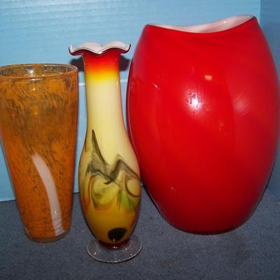 LOT 7 MORE GREAT VINTAGE MCM ART GLASS