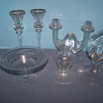 LOT 8 LOVELY VINTAGE CRYSTAL