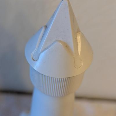 Sale Photo Thumbnail #502: Milk glass oil bottle on liqueur bottle