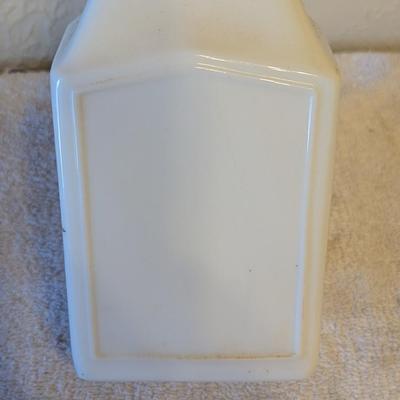 Sale Photo Thumbnail #499: Milk glass oil bottle on liqueur bottle