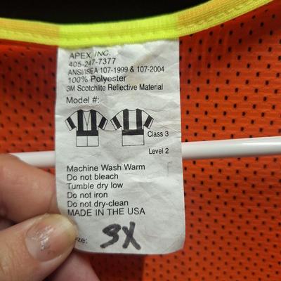 Sale Photo Thumbnail #580: safety vest size 3x