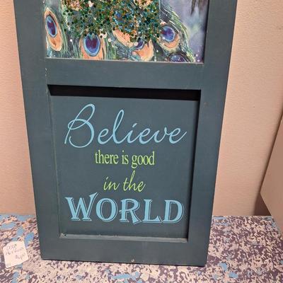 Sale Photo Thumbnail #592: wall art- Peacock