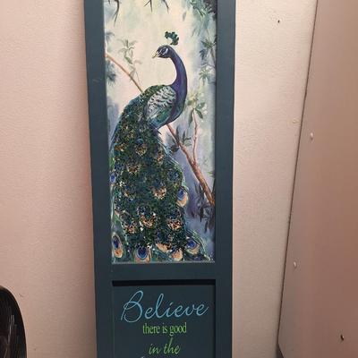 Sale Photo Thumbnail #589: wall art- Peacock