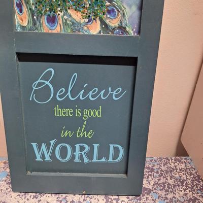 Sale Photo Thumbnail #593: wall art- Peacock