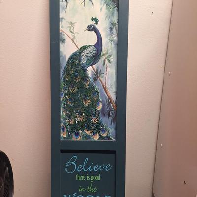 Sale Photo Thumbnail #590: wall art- Peacock