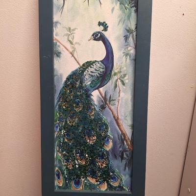 Sale Photo Thumbnail #594: wall art- Peacock