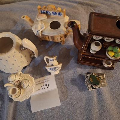 Sale Photo Thumbnail #642: small collectible teapots