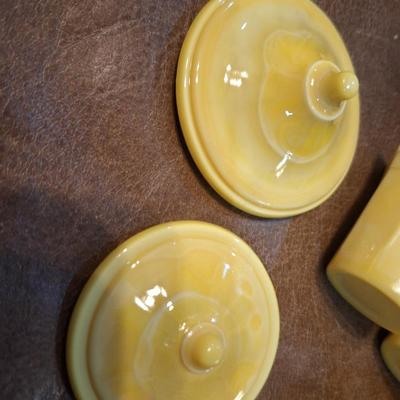 Sale Photo Thumbnail #678: AKRO tea set pieces- yellow