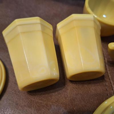 Sale Photo Thumbnail #679: AKRO tea set pieces- yellow