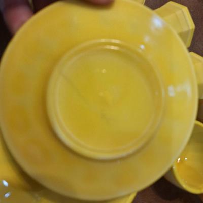 Sale Photo Thumbnail #681: AKRO tea set pieces- yellow