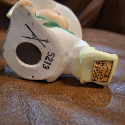 Sale Photo Thumbnail #708: 3 homco ceramic pixie elves