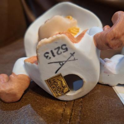 Sale Photo Thumbnail #710: 3 homco ceramic pixie elves