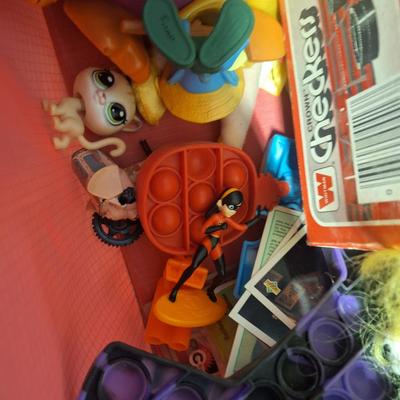 Sale Photo Thumbnail #738: basket of misc. items