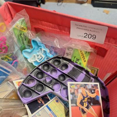 Sale Photo Thumbnail #733: basket of misc. items