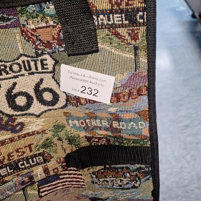 Sale Photo Thumbnail #842: route 66 craft bag or tote