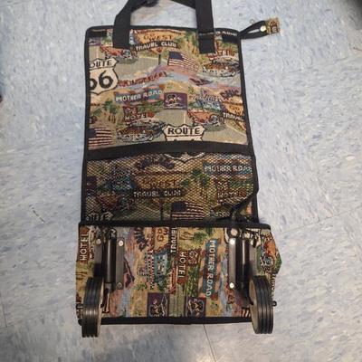 Sale Photo Thumbnail #840: route 66 craft bag or tote