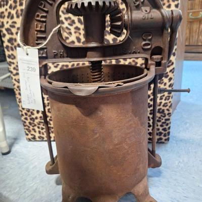 Sale Photo Thumbnail #868: rusty décor piece but it does still spin around freely.