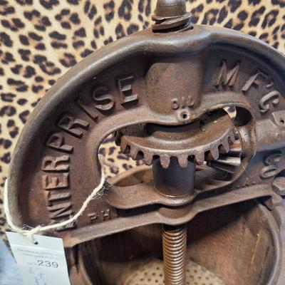 Sale Photo Thumbnail #869: rusty décor piece but it does still spin around freely.