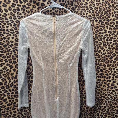 Sale Photo Thumbnail #894: White sequin dress from charlotte russe size XS