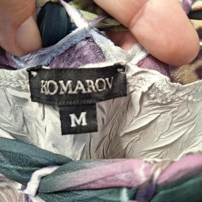 Sale Photo Thumbnail #912: sleeveless purple and green dress size M