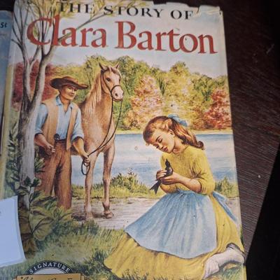 Sale Photo Thumbnail #943: Davy Crocket and Clara Barton books