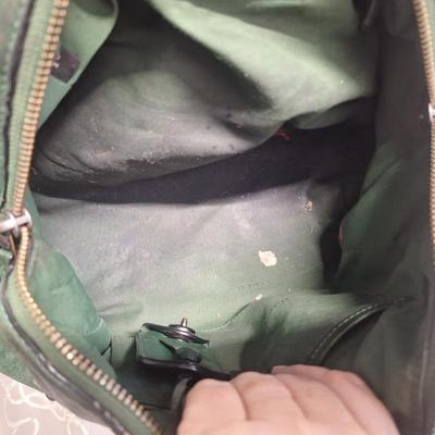 Sale Photo Thumbnail #973: it has been well used and has some rough spots that might clean up with a good leather conditioner.  Please see all photos.