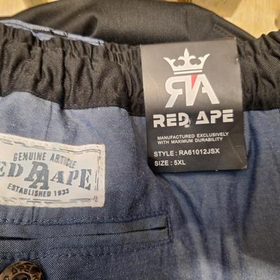 Sale Photo Thumbnail #977: Men's red ape swim shorts size 5 xl new with tags