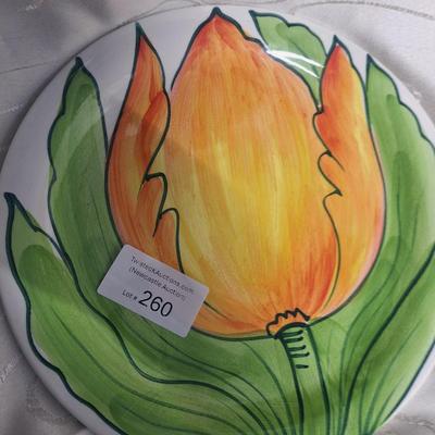 Sale Photo Thumbnail #979: Noble Excellence tulip painted plate